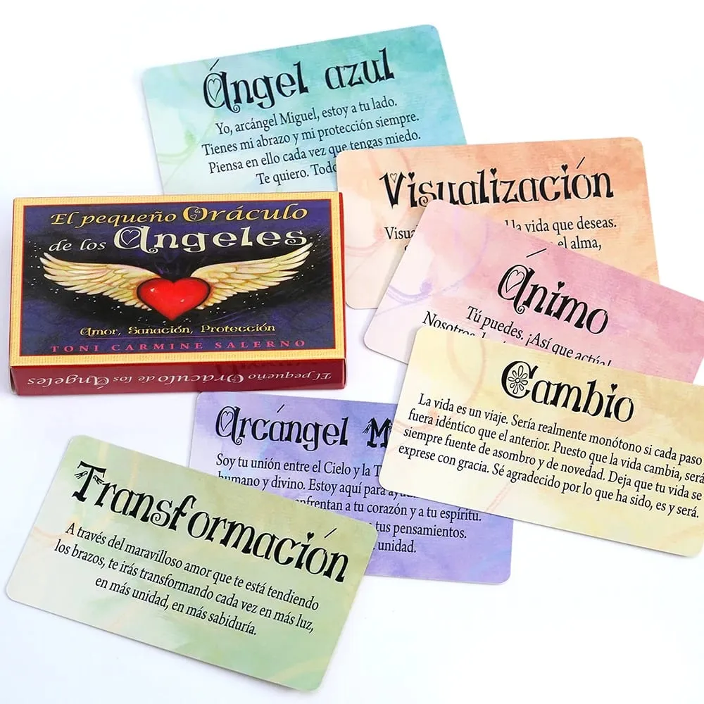 Española Baraja de Tarot Card de Los Angeles Oracle Cards in Spanish Version Board Game Tarot Fortune Telling Family Party Game