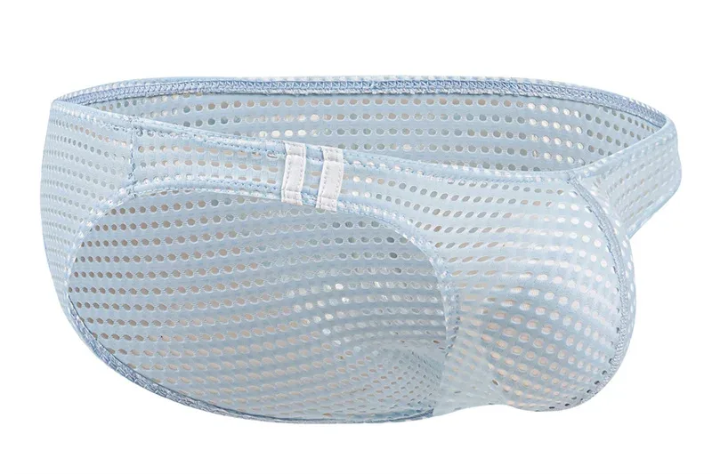 Men Briefs Summer Breathable Holes Underwear U Convex Thin Low Waist Men's Underwear Briefs Slip Underpants Calzoncillos — image 14