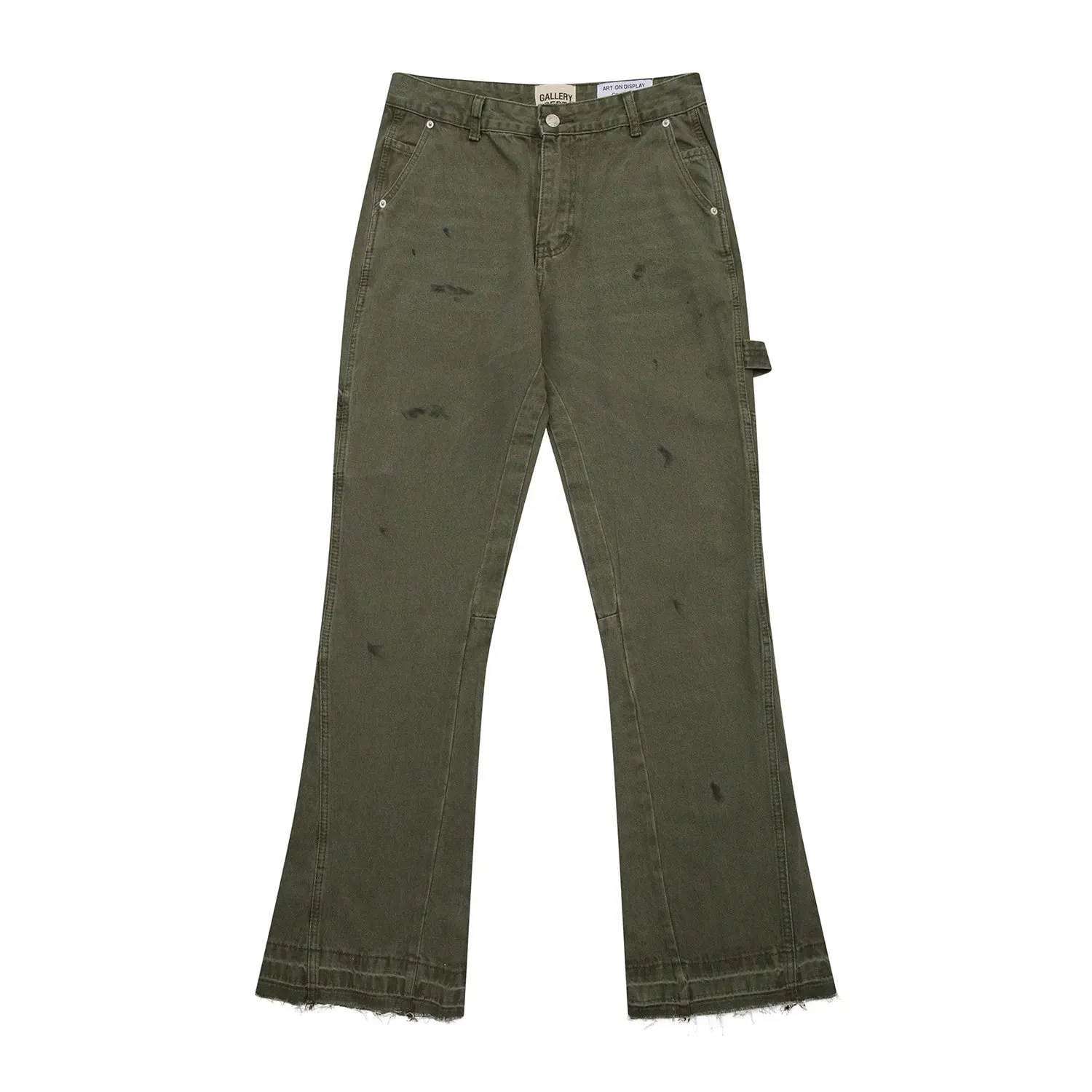 Gallery Dept splash ink splash paint wash splicing micro pull jeans overalls casual pants