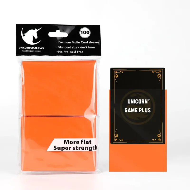 100pcs 2.5"x3.5" Premium Trading Card Sleeves 66x91mm Standard Sized Board Game Cards for MTG Magic Gathering Lorcana Game Card