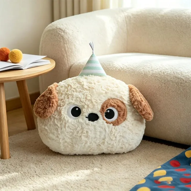 40CM Kawaii Cartoon Animal Plush Pillow Soft Stuffed Soft Fox Sheep Frog Cat Seal Dog Pig Cushion Funny Home Decoration Gifts