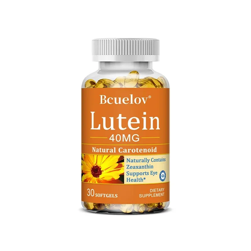 Natural Lutein 40 Mg Antioxidant Eye Health Supplement Improves Dry Eyes Promotes Vision and Eye Health Non-GMO