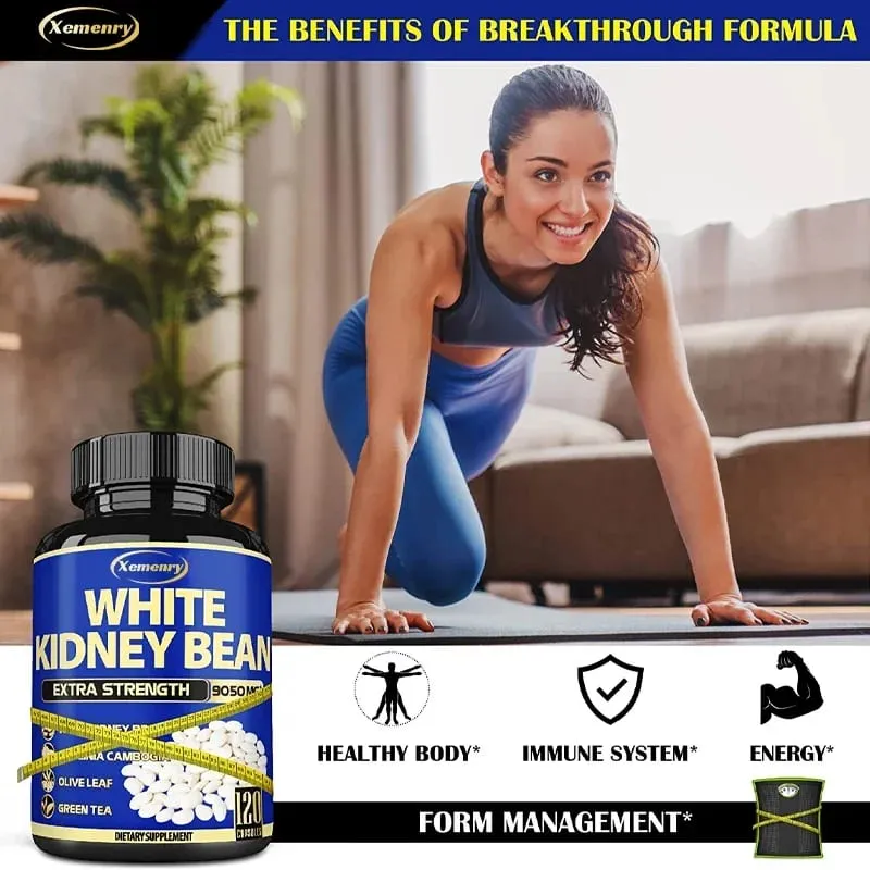 White Kidney Bean Extract - Antioxidant Anti-inflammatory Cardiovascular Health