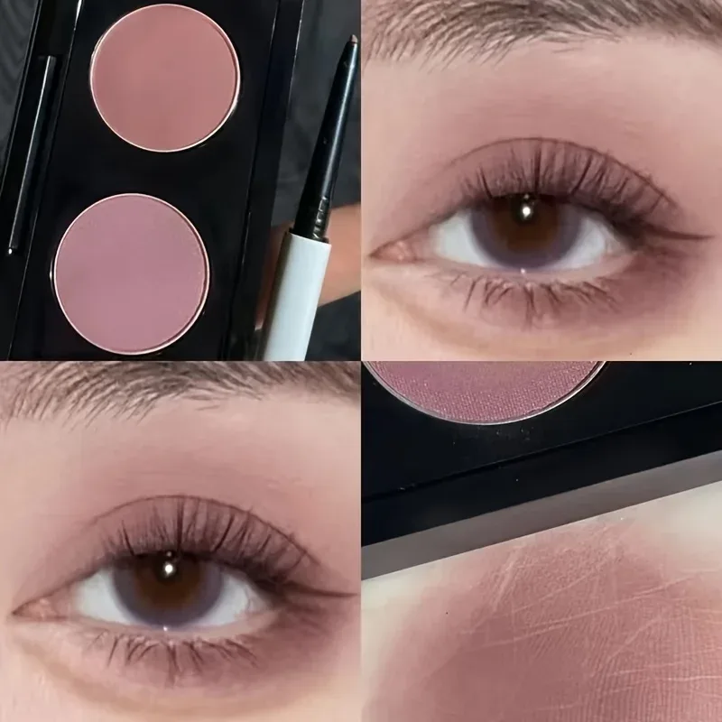 Phantom Bear Mini Dual Finish Eyeshadow Multi Shades for Daily Party Smoky Eye Makeup