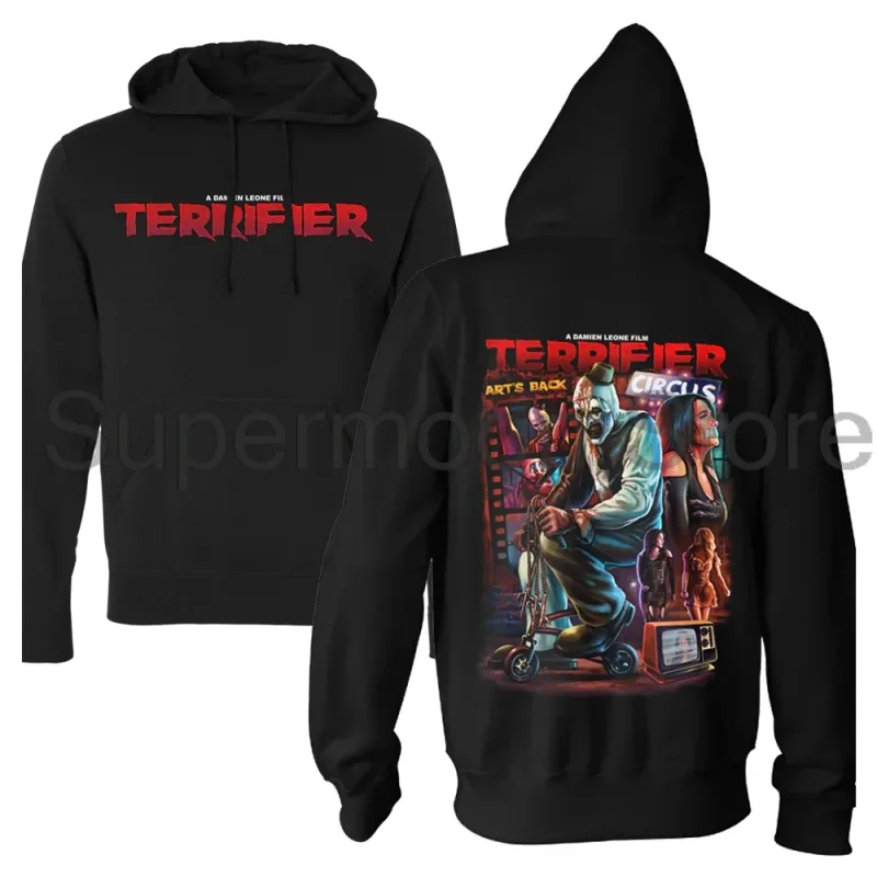 Terrifier Movie Hoodie Unisex Long Sleeve Streetwear Women Men Hooded Sweatshirts 3D Clothes