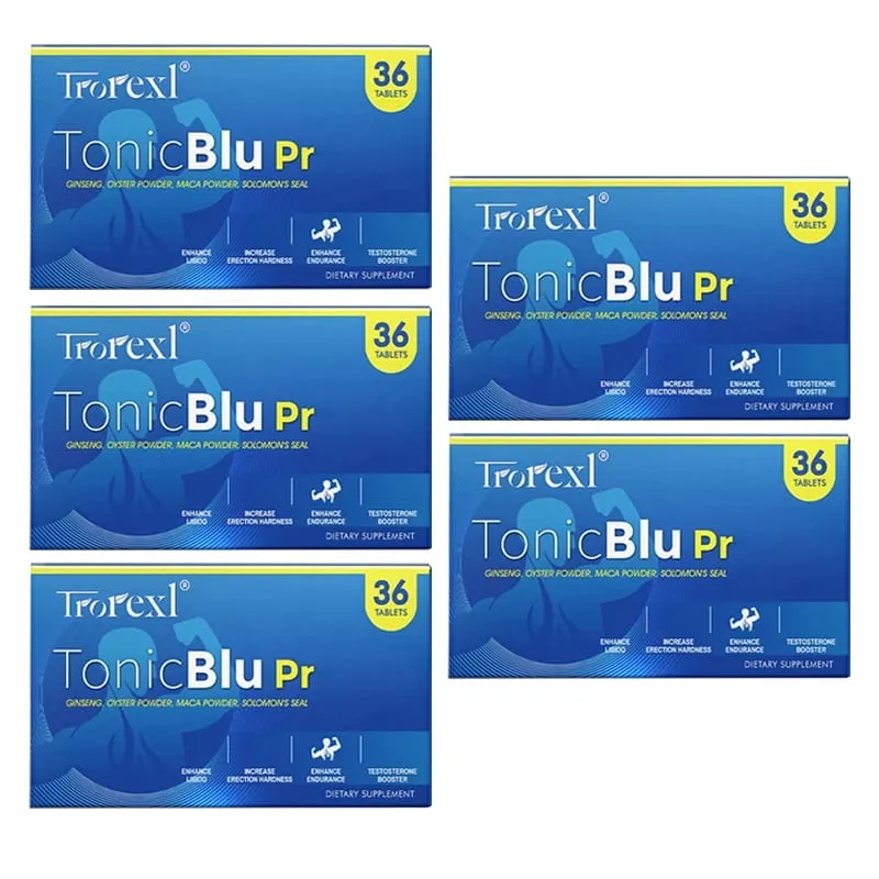 Trorexl-TonicBlu Pro - Blue Pill for Rock-Hard Energy Volume Booster Natural Oyster Ginseng for Best Benefits