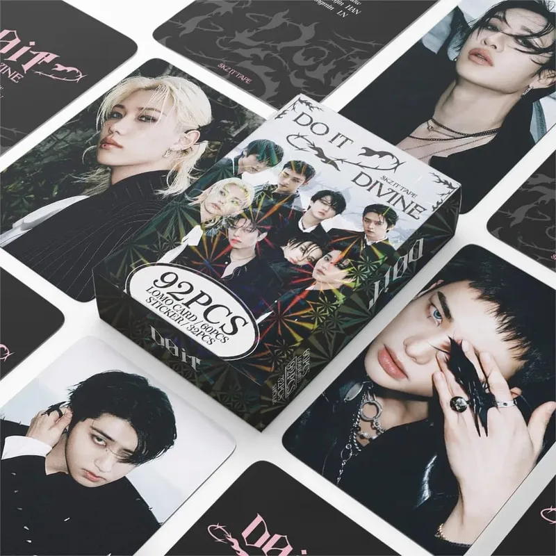 92PCS Korean Hot Idol New Album "THIS&THAT" High Quality Lomo Cards Felix BangChan HyunJin I.N Han Fans Collect Small Cards