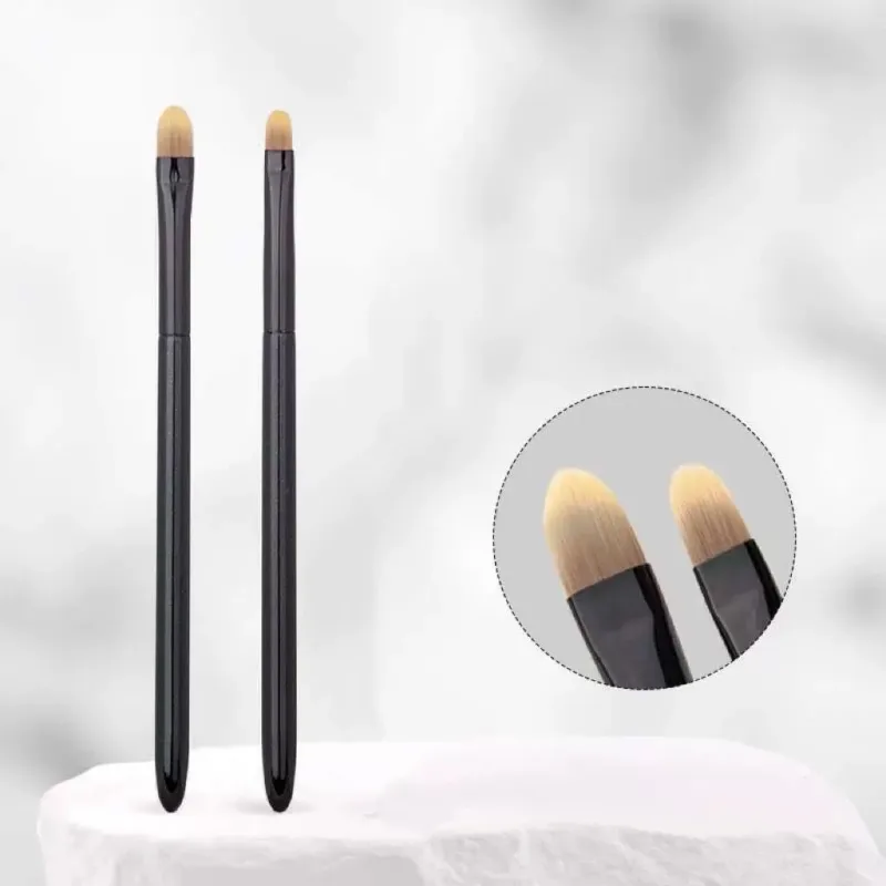 2/4pcs Eyeshadow Brush Set Soft Horse Hair Eyelid Highlighter Lying Silkworm Makeup Brushes Eyes Make Up Tools