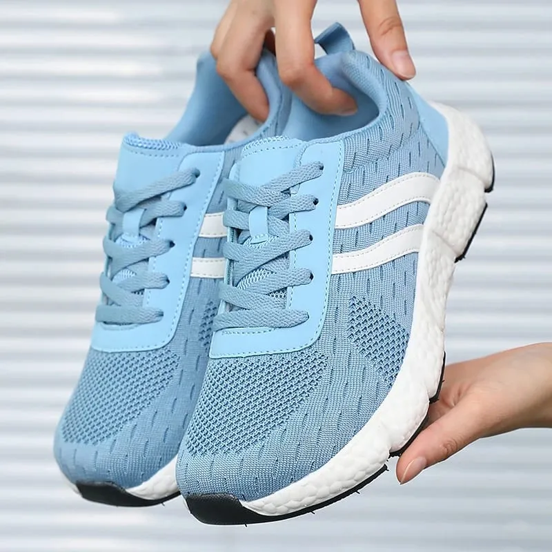 Unisex EVA Soft Sole Sneakers Vintage Commute Walking Shoes Big Size Breathable Wear Resistant Outdoor Running Tennis Shoes