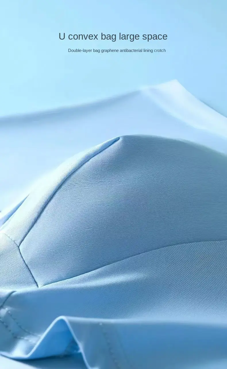 4 pçs boxer shorts masculino roupa interior de seda gelo legal cuecas respirável sexy calcinha fina u convexo lingerie lotes por atacado L-6XL