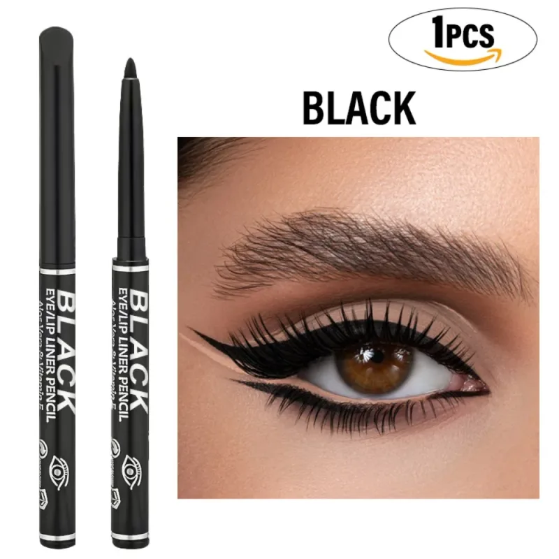1/3pcs/Silky Black Brown Eyeliner Smooth Waterproof and Sweatproof Long-lasting Lying Silkworm Lower Eye Lash Pen Makeup