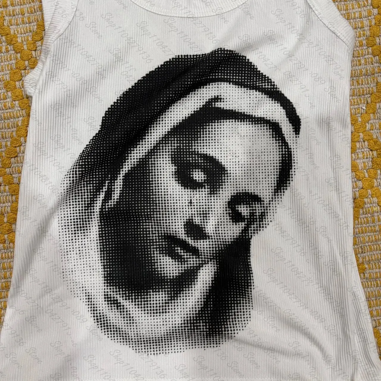 top mujer Tanks & Camis Tops Print Crop Top Clothes Grunge Corset Streetwear Baby Tank clothing Shoujo Girl Style Y2k Clothes