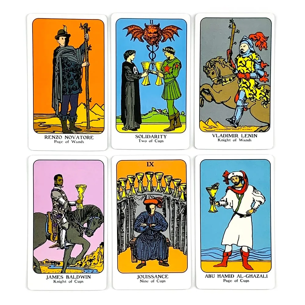 New The Philosopher's Tarot Deck 78 Cards English Version Fate Prediction Spiritual Divination Table Game for Tarot Beginners