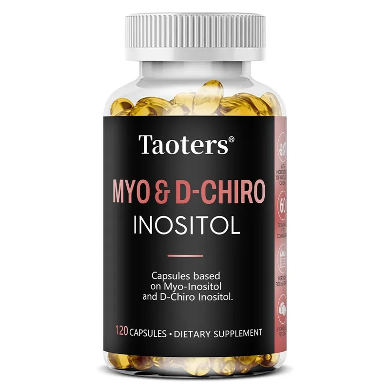 Myo-Inositol & D-Chiro Inositol Supplement for Women (40:1 Ratio Myo Inositol) Hormone Balance & Ovarian Health for Women