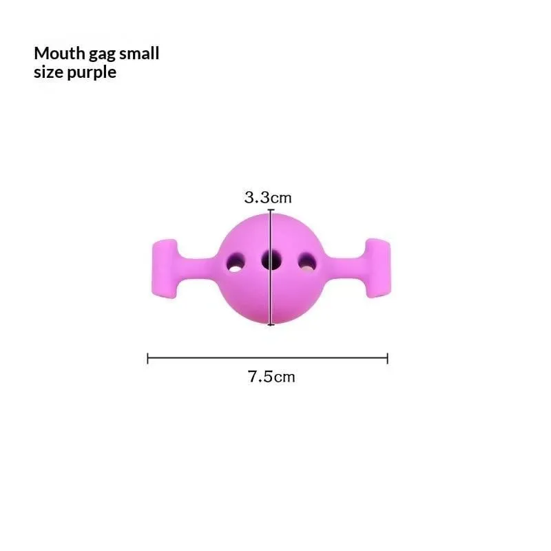 New Open Mouth Gag Adult Slave Toy Sex BDSM Bondage Plug Adult Mouth Ball Exotic Accessories Adult Games Sex For Couples