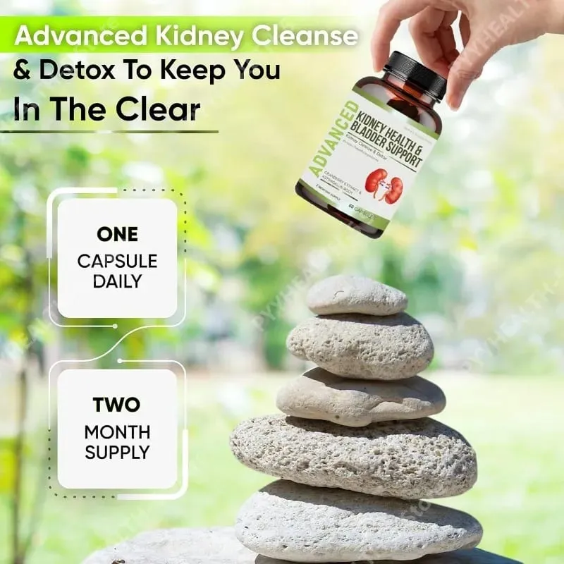 Cranberry Herbal Complex Urinary Tract Kidney Health Support Capsules 60 Count Wellness Support Supplement for Adults