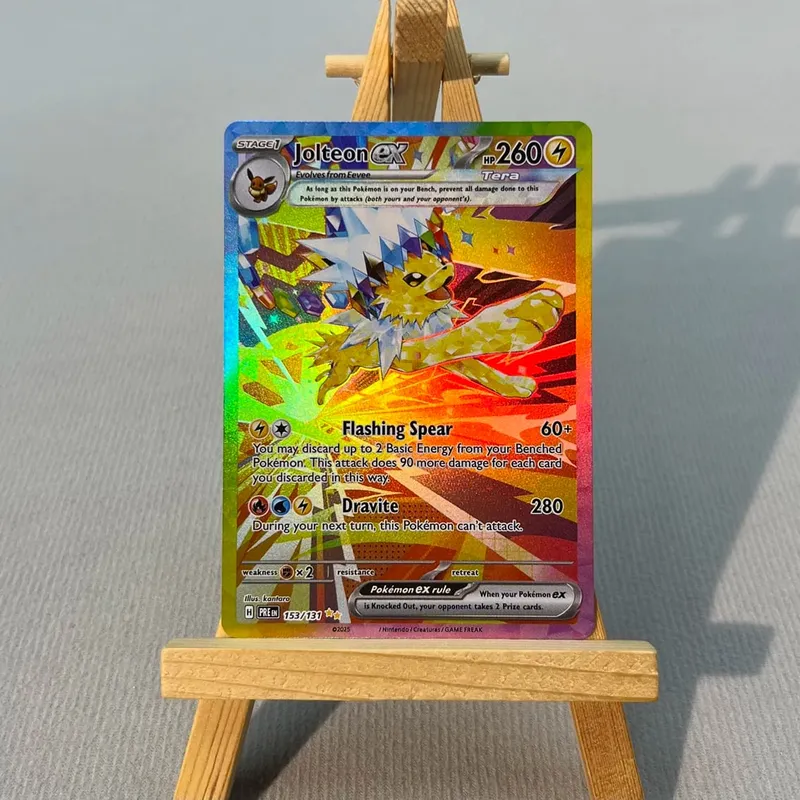 PRE PTCG5-001 Tcg proxy PKM Cards Vaporeon ex Espeon ex Rare Collection Battle Toys Gifts for Hobbies home play