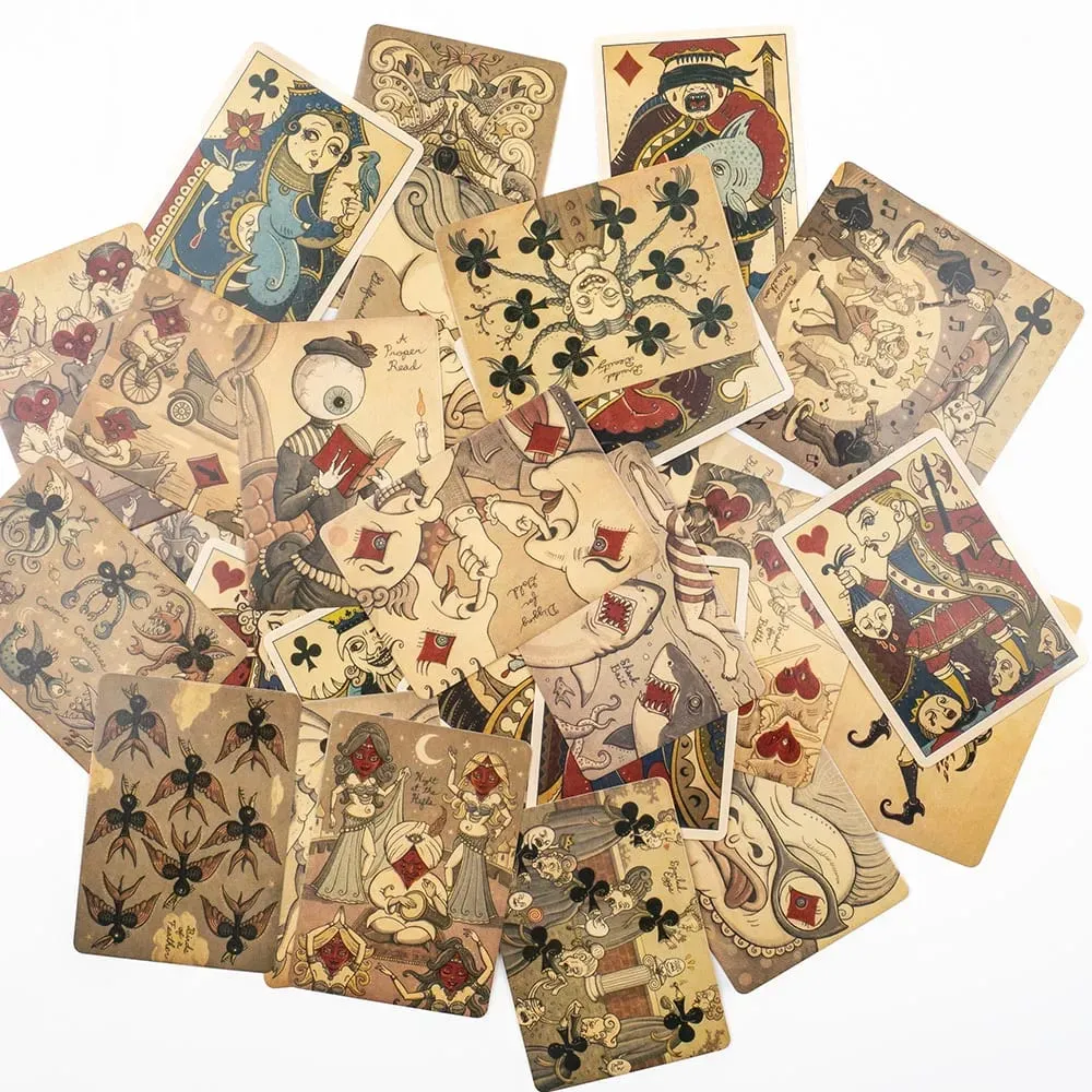 Royal Mischief Playing Cards 54Pcs Tabletop Cards Of Group Games For Parties Precognition & Divinatio Oracle Set 6.3*8.9cm