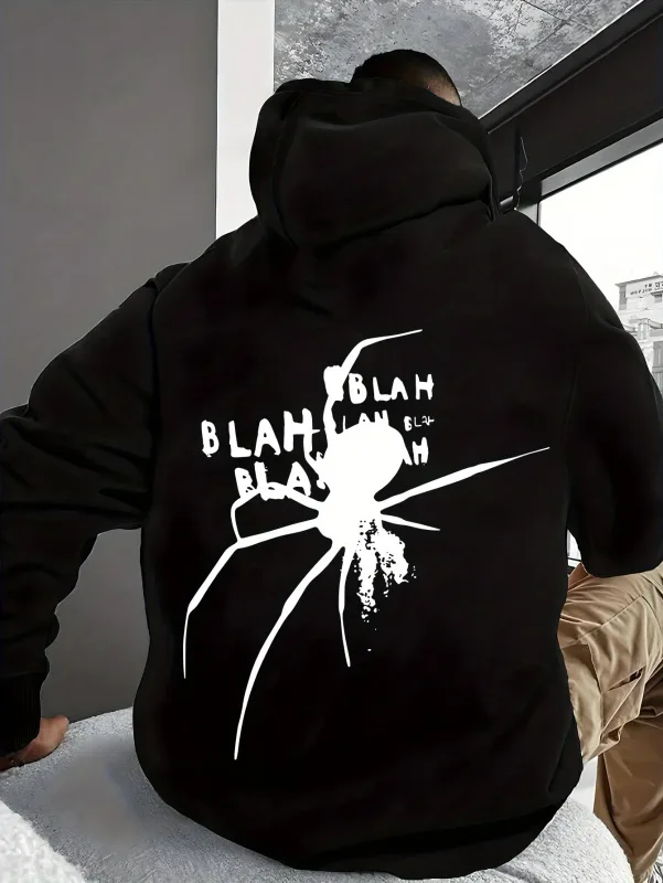Weird Face Graphic Printing Autumn and Winter Pure Cotton Men's and Women's Hoodies Outdoor Street Sports Training Brand Trendy