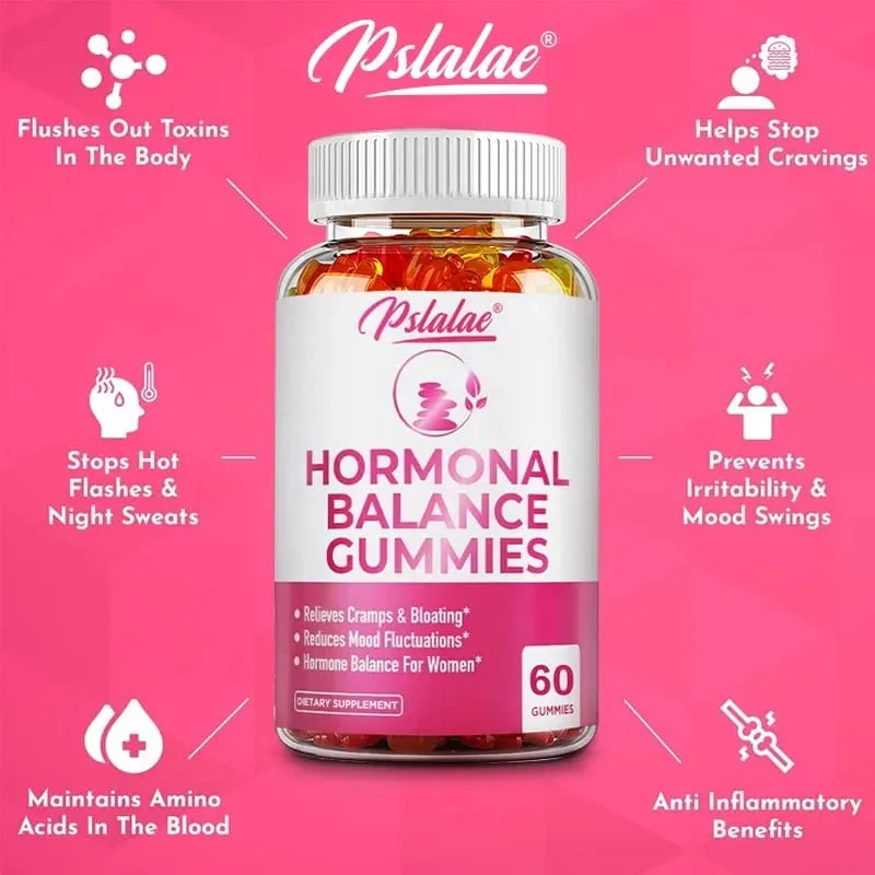 Female Hormone Balance Gummies - Improves Mood Promotes Hormonal Balance and Promotes Ovarian Health