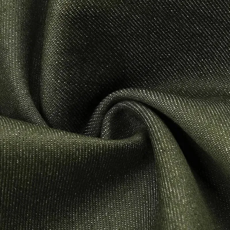 American Retro Style Army Green Wide Leg Jeans For Men Women Loose Versatile Casual Floor Length Denim Long Pants 9X4198