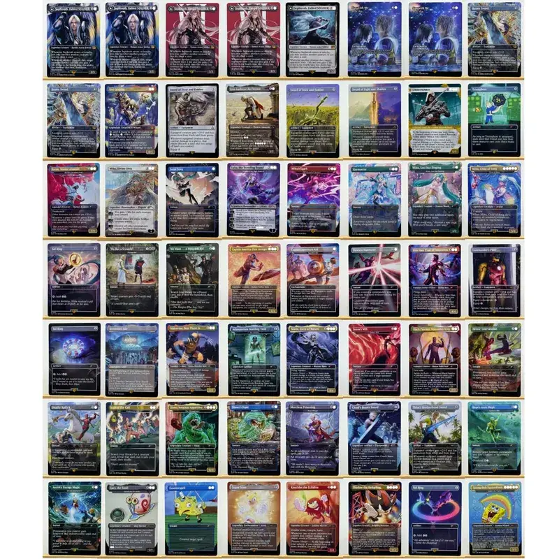 Tcg Proxy Cards Custom 56-Card Proxy Deck Set–High Quality The One Ring Complete Tabletop Strategy Card Set