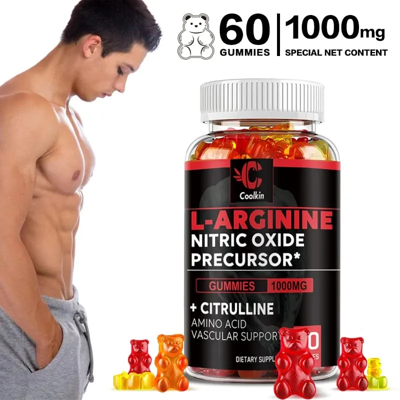 L-Arginine Supplement - for Energy Strength and Endurance Support During Exercise | Muscle Mass Non-GMO