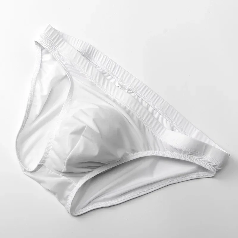 Pakaian Dalam Bikini Lelaki Ultra Nipis U Convex Pouch Pakaian Dalam Wanita Seluar Dalam Anjal Tinggi Pinggang Rendah Cepat Kering Calzoncillos Hombre