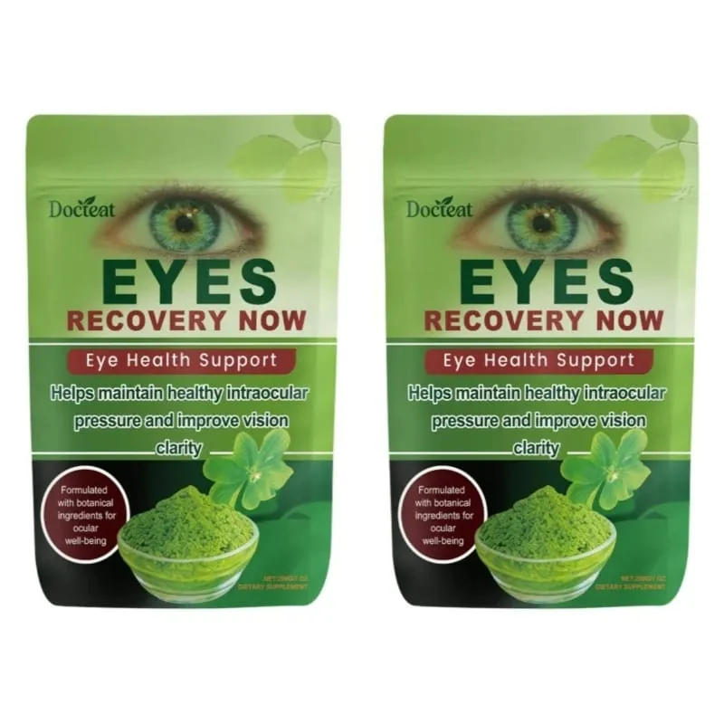 Docteat Eye Recovery Powder Botanical Ingredients with Lutein Zeaxanthin Vitamin A Zinc Eye Health Supplement 200g