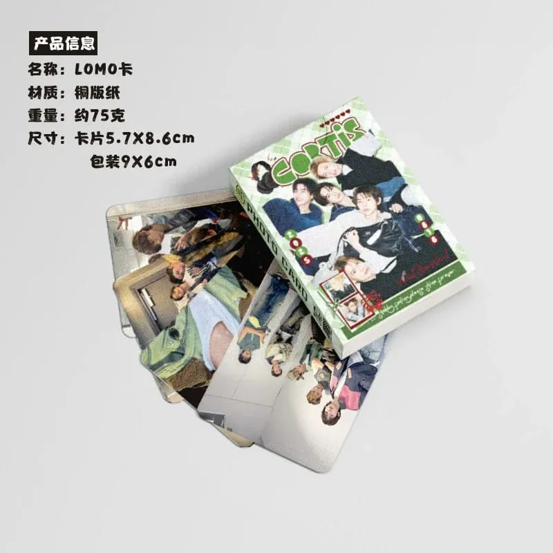 50PCS Korean Boy Group CORTIS Photo Cards Set - ‌Martin‌ James‌ Juhoon‌ Kpop Idol Collectible LOMO Card Fans Gift