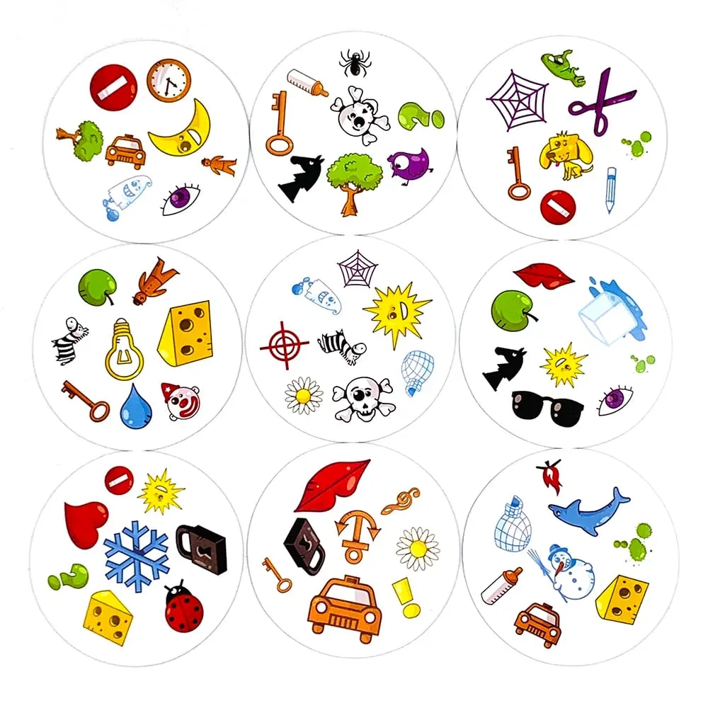 Metal Box / Paper Box Game Cards Parent-child Interactive Cards Game For Family and Friends Halloween and Christmas Gifts