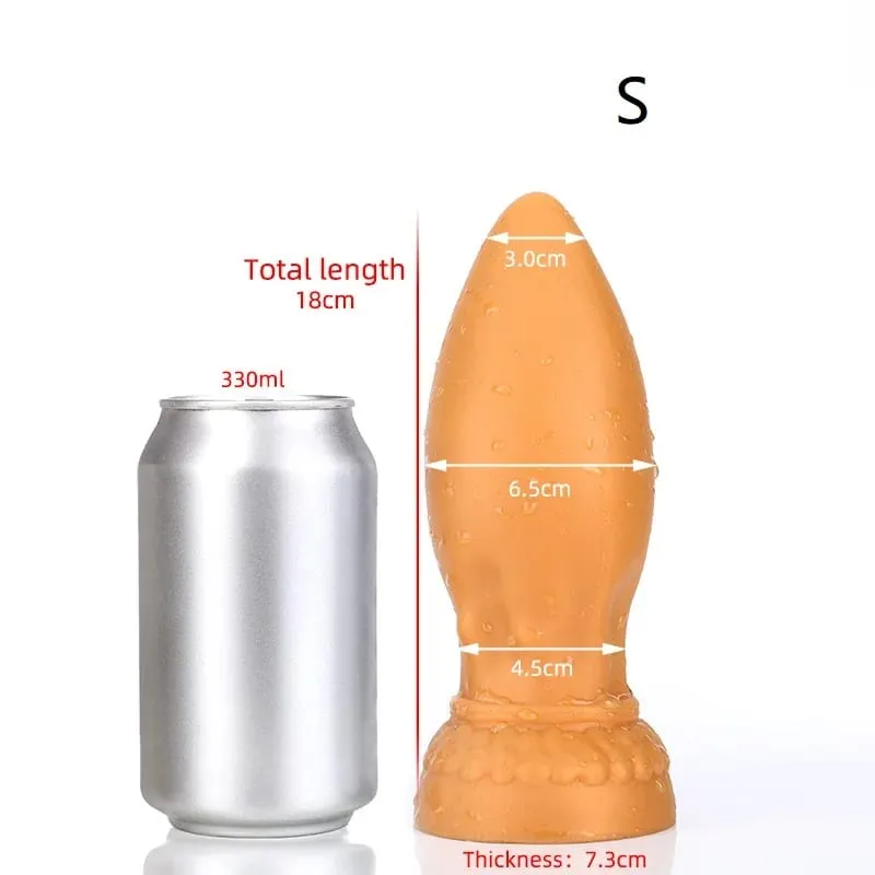 Super enorme silicone líquido anal plug grande vibrador buttplug massageador de próstata vagina ânus expansão brinquedos sexuais produto para homens gay