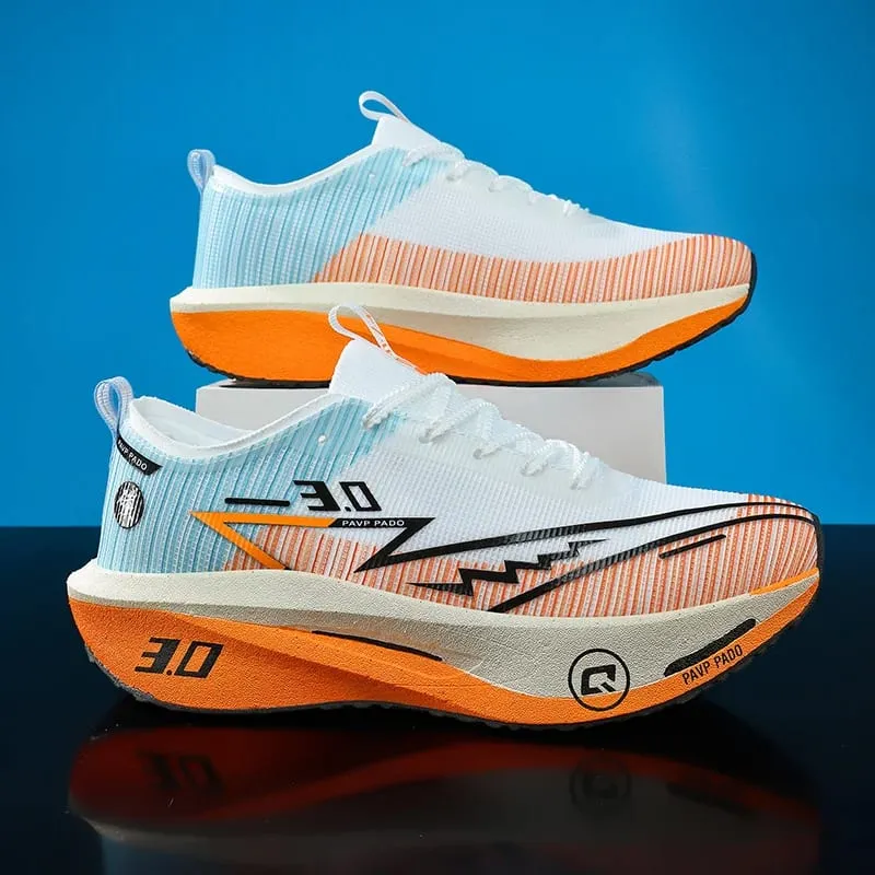 Comfortable Men Running Shoes Marathon Carbon Board Speciality Sports Men's Sneakers Breathable Women Walking Athletic Sneakers