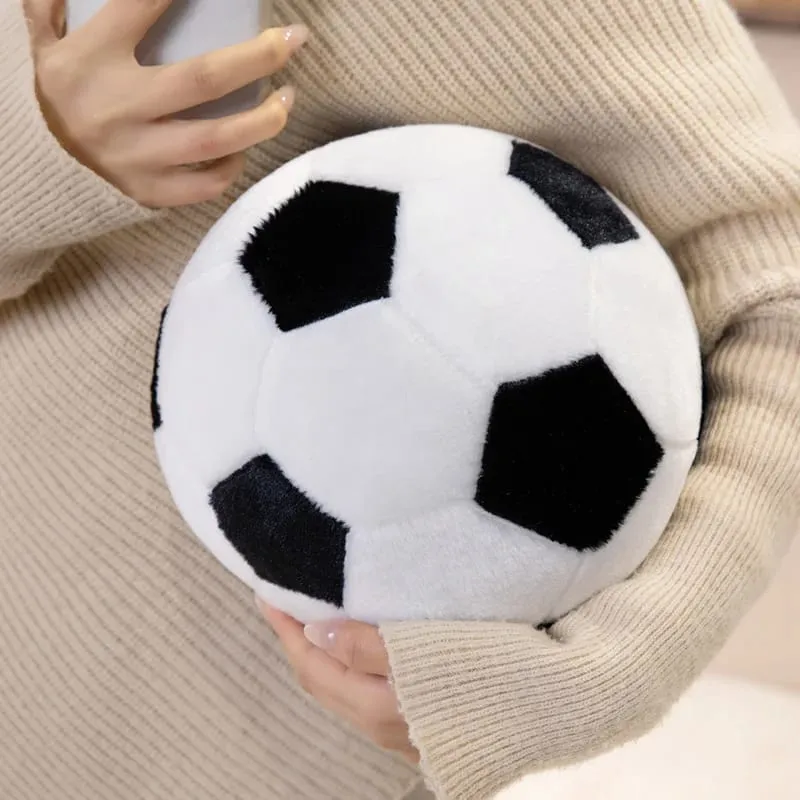 15/20/25cm Lovely Football Plush Dolls Kawaii Ball with Colorful National Flag Stuffed Soft Pillow Soccer Plushie Toy