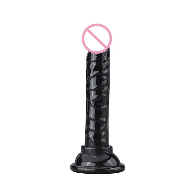 Realistic Dildo Strong Suction Cup Soft Crystal Jelly Dildo Penis Sex Toys for Woman Fake Dick Big Penis Anal Butt Plug Sex Shop