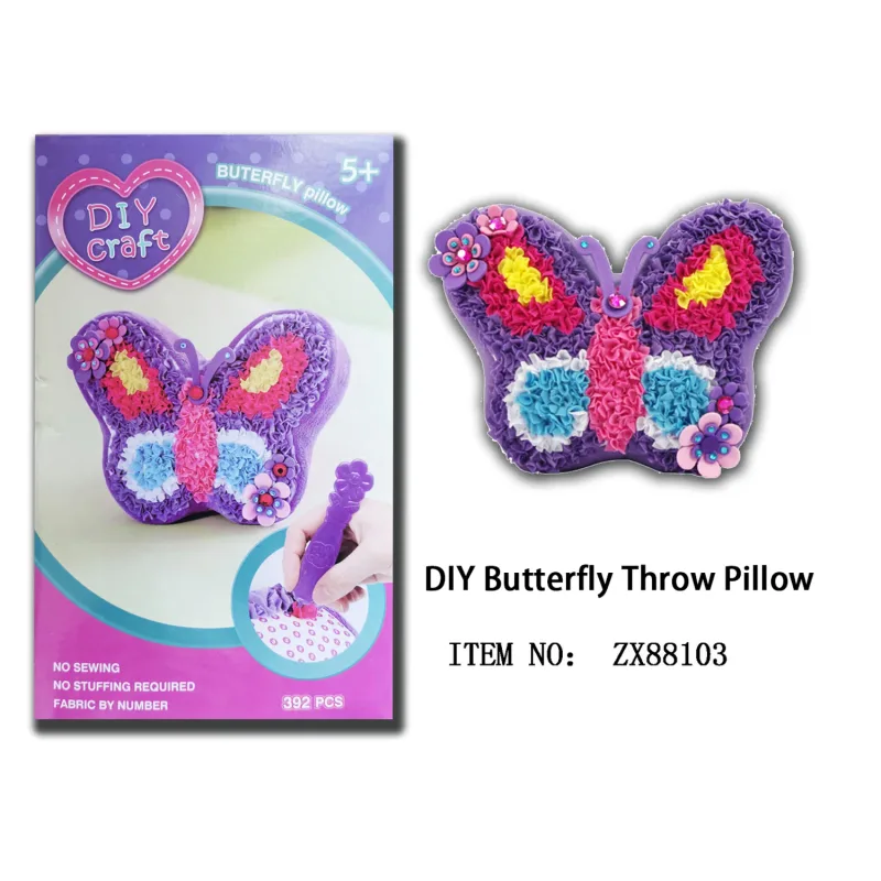 DIY plyšový polštář pro děti Ručně vyráběný polštář Materiál Balení Plyšová hračka Kawaii Roztomilá panenka Dětské Puzzle Sady řemeslných hraček Dárky pro dívky