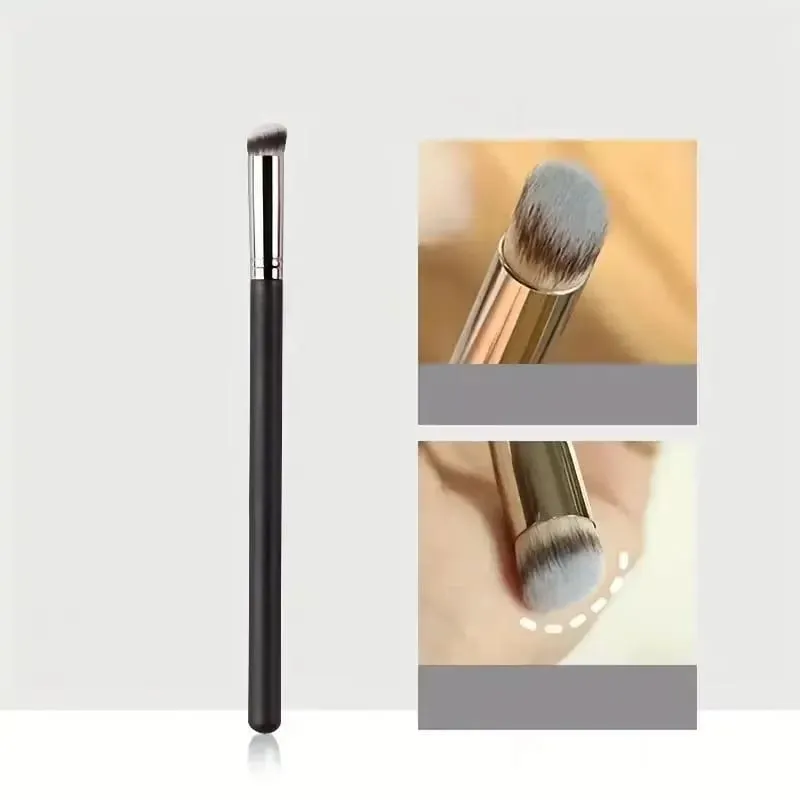Black Foundation Make up Brush Cream Foundation buffing Makeup Brush Big Foundation Brush Synthetic Hair Face Makeup Tool