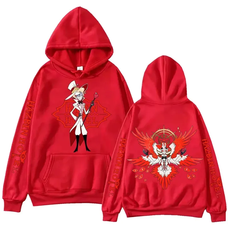 2026 Žhavý film Hazbin Hotel Lucifer Morningstar Mikina Muž Žena Harajuku Mikina Mikiny High-hend Luxusní žhavý produkt Unisex