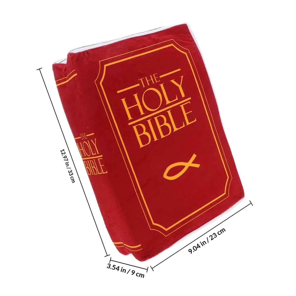 Bible Book Pillow Soft Creative Throw Pillow Decorative Couch Cushion Bible Fun Throw Book Small