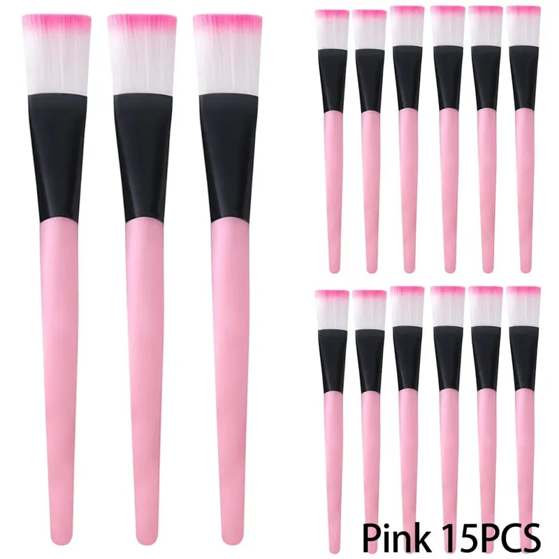 10PCS Facial Fan Mask Brushes Face Mask Applicator Tool Makeup Brushes For Esthetician Women DIY Facial Mask Cosmetic Tools