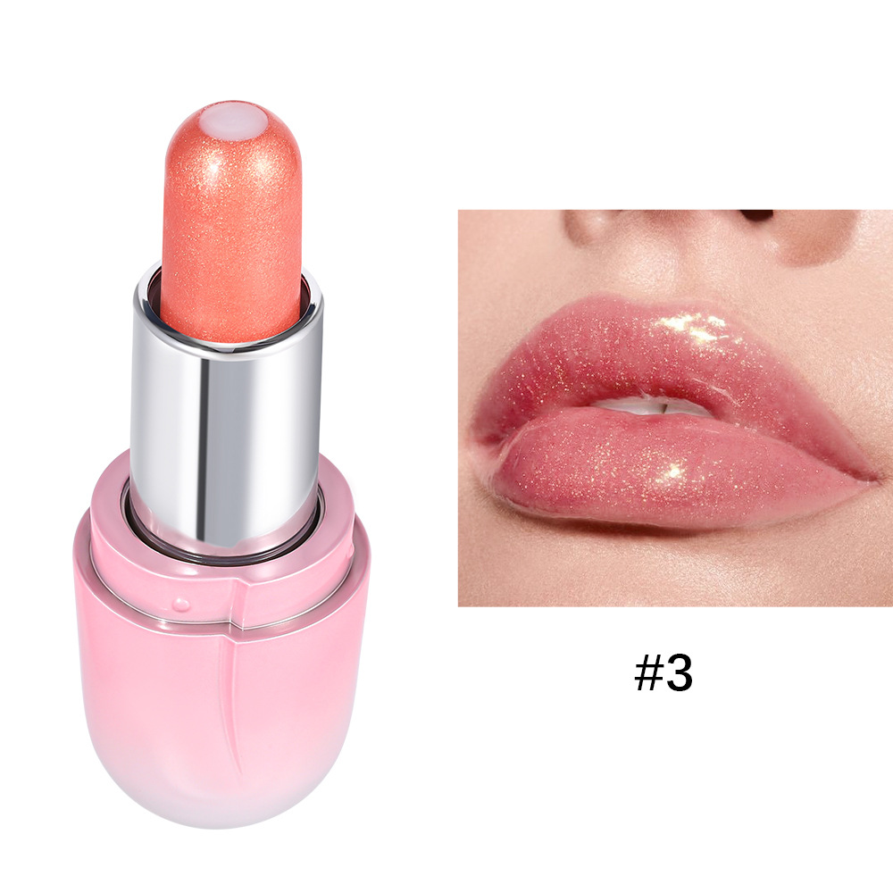 6 Colors Pearlescent Mirror Jelly Lipstick Waterproof Long Lasting Matte Velvet Shiny Sandwich Lip Stick Balm Makeup Cosmetics