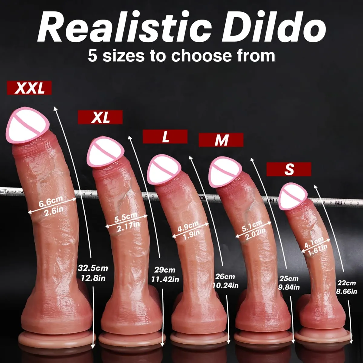 Oversized Soft Realistic Thick Dildo Gay Sex Toy for Women Suction Cup Big Dick Anal Plug Vaginal Masturbators Silicone Penis