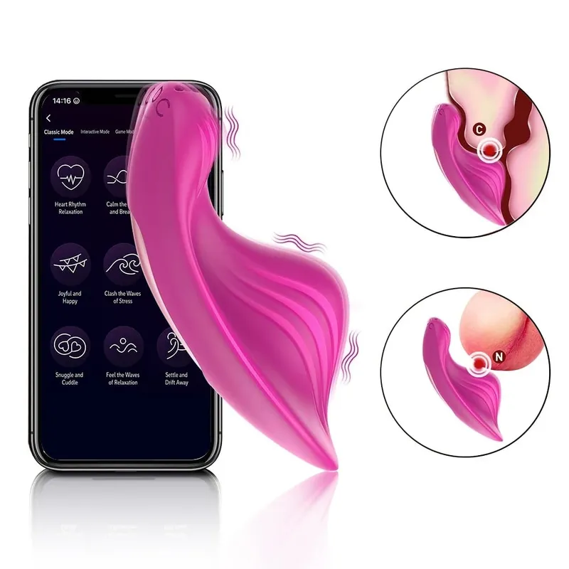Wireless APP Vibrator Female Wear G Spot Clitoris Stimulator Bluetooth Control Vagina Massager Masturbation Sex Toys for Women