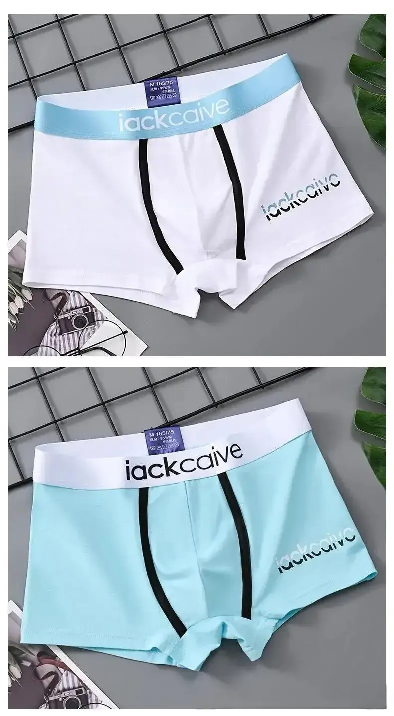 3 pièces culottes masculines coton sous-vêtements masculins boxeurs respirant homme Boxer imprimé caleçons confortables sous-vêtements hommes M-3XL 3256806582338522