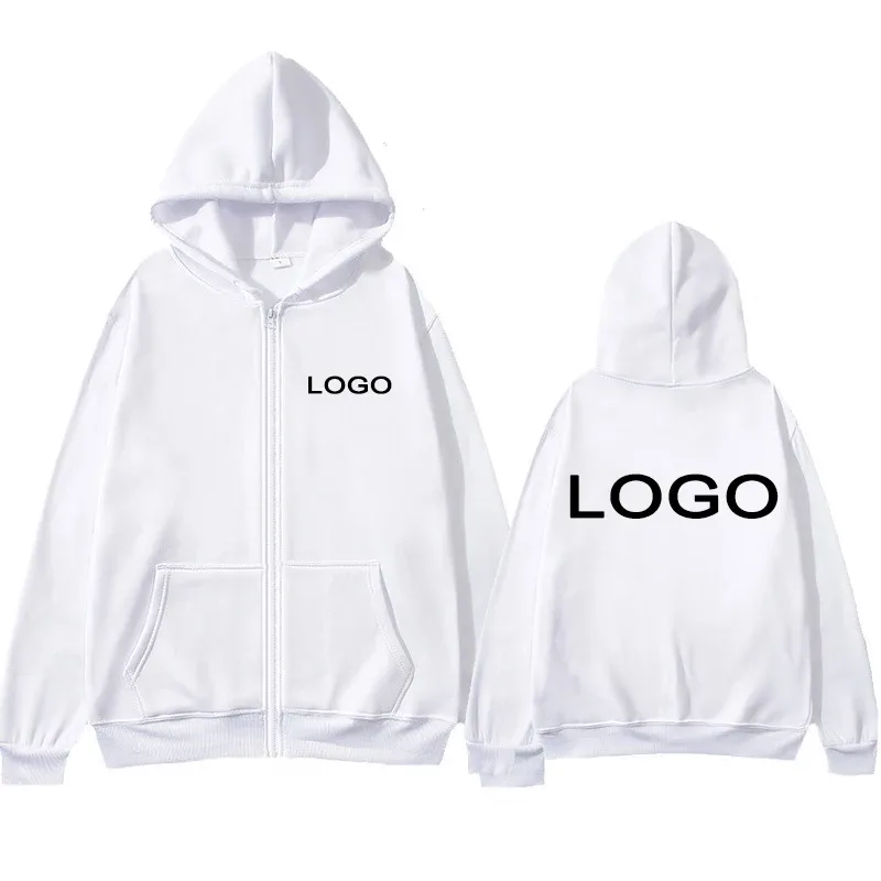 Nako - customize na Naka - print na Lalaki Babae Zipper Up Hoodie Maluwag na Kaswal na Damit Fashion Long Sleeve Hooded Pullover Personality Sweatshirt — image 2