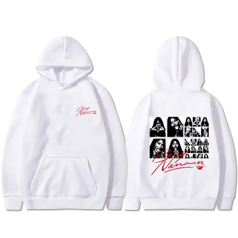 Rapper Aya Nakamura Sexy Nana Hoodie RnBoi My Eyes Only Flashback Sweatshirt Men Women Hip Hop Retro Oversized Pullover Hoodies