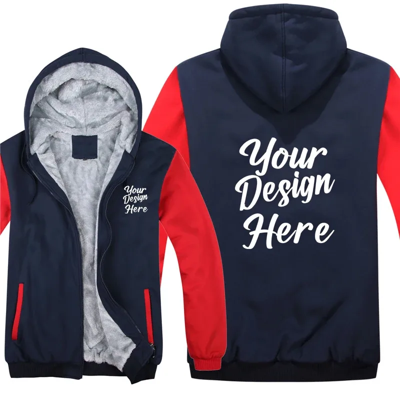 Custom Design Hoodies Men Make Your Own Design Logo Text Photo Sweatshirt Mans Coat Jacket Hoody