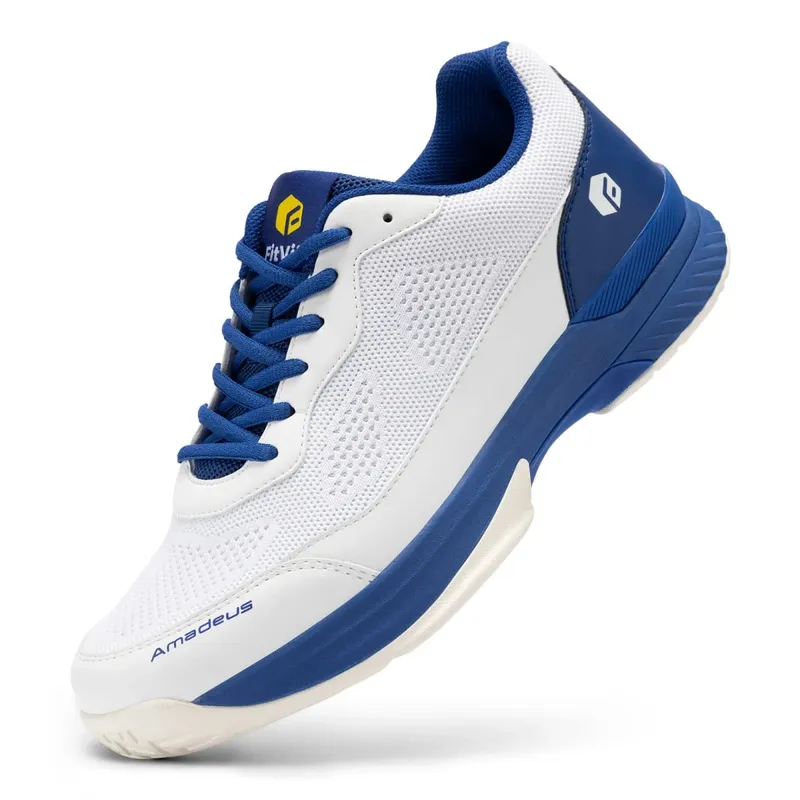 FitVille Men's Wide Width 2E Professional Tennis Training Shoes Breathable Lightweight Non-Slip Sports Sneakers Equipped with Arch Support for All Day Wear