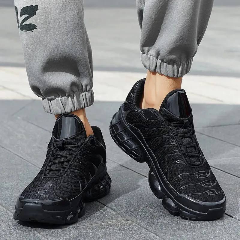 Men's Air Cushion Casual Sports Shoes Breathable Running Shoes for Men Gym Workout Training Walking Comfortable Shock Absorption