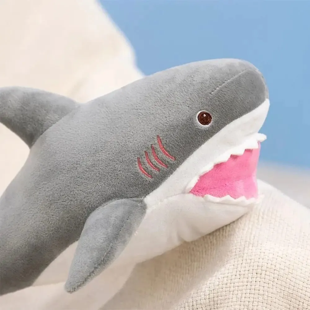Animal Cartoon Simulated Killer whale Dolls PP Cotton Funny Great White Shark Plush Toys 32cm Kawaii Animals Plush Pillow
